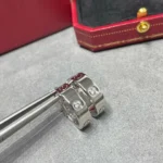 [CA]LOVE 5.5MM 1 DIAMOND EARRINGS - Image 8