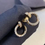 [CA]JUSTE EARRINGS GOLD DIAMONDS - Image 4