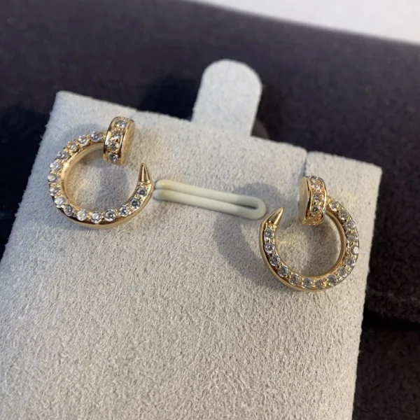 [CA]JUSTE EARRINGS GOLD DIAMONDS