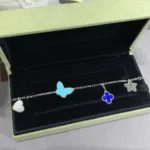 [VCA]LUCKY SPRING SILVER BRACELET 4 MOTIF - Image 5