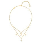 [LV]FLOWERGRAM GOLD MOP DOUBLE ROW NECKLACE