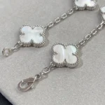 [VCA]CLOVER SILVER MOP 5 MOTIF BRACELET - Image 8