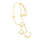 [VCA]CLOVER MOTHER OF PEARL NECKLACE 6 MOTIF - Image 5