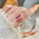 [VCA]TWIN BUTTERFLY DIAMOND RING - Image 8