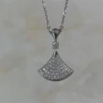 [BV]DREAM NECKLACE SILVER FULL DIAMOND - Image 3