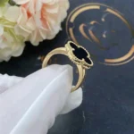 [VCA]CLOVER ONYX RING - Image 3
