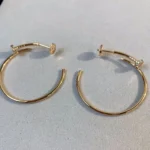 [CA]JUSTE EARRINGS GOLD DIAMONDS 1.8MM - Image 2