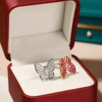[VCA]TWIN BUTTERFLY DIAMOND RING - Image 4