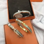 [HM]CLASSIC HM CLIC GREEN 8MM ENAMEL BRACELET - Image 2