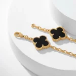 [VCA]CLOVER 10 MOTIFS ONYX NECKLACE - Image 10
