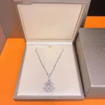 [BV]DREAM NECKLACE WHITE DIAMOND SILVER - Image 3