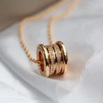 [BV]ZERO 1 PINK GOLD DIAMOND NECKLACE - Image 6