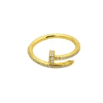 [CA]JUSTE RING 1.8MM GOLD DIAMONDS
