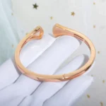 [BV]DREAM BRACELET OPEN PINK GOLD MOP DIAMOND - Image 6