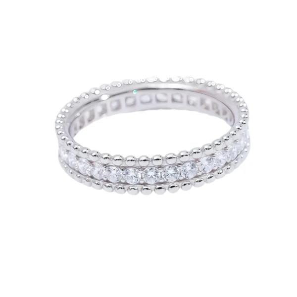 [VCA]PERLEE DIAMOND SILVER RING