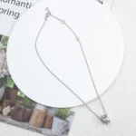 [BV]PARENTESI NECKLACE SILVER DIAMOND - Image 7