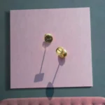 [CA]LOVE EARRINGS GOLD 10MM - Image 6