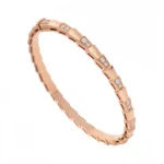 [BV]SERPENTI SMALL BRACELET PINK GOLD DIAMOND
