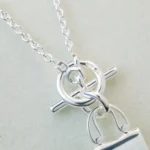 [HM]POP H PEDANT SILVER NECKLACE - Image 8