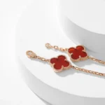 [VCA]CLOVER 10 MOTIFS CARNELIAN NECKLACE - Image 19