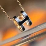 [HM]POP H PEDANT PINK GOLD - Image 3