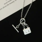 [HM]POP H PEDANT SILVER NECKLACE - Image 7