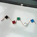 [VCA]CLOVER 5 MOTIFS MULTICOLOR  BRACELET - Image 2