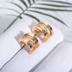 [BV]ZERO 1 PINK GOLD DIAMONDS EARRINGS