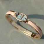 [HM]CLIC CHAINE PINK GOLD BRACELET - Image 6