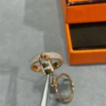 [HM]HM KELLY CLOCHETTE DOUBLE RING IN  WITH DIAMONDS - Image 6