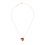 [VCA]LUCKY  CARNELIANS LADYBUG NECKLACE