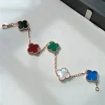 [VCA]CLOVER 5 MOTIFS MULTICOLOR  BRACELET - Image 6