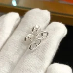 [HM]CHAINE SMALL EARRINGS GOLD AND SILVER - Image 9