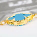 [VCA]CLOVER 5 MOTIFS SAPPHIRE BRACELET - Image 5