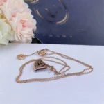 [BV]DREAM NECKLACE CARNELIAN 1 DIAMOND - Image 2