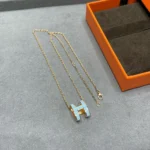 [HM]POP H SKY BLUE NECKLACE - Image 5