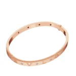 [BV]ZERO 1 PINK GOLD 12 DIAMONDS BRACELET - Image 5