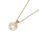 [BV]GARI NECKLACE PINK GOLD MOP
