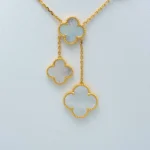 [VCA]CLOVER MOTHER OF PEARL NECKLACE 6 MOTIF - Image 4