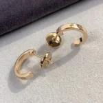 [CA]LOVE EARRINGS 2.65MM GOLD - Image 6
