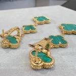 [VCA]CLOVER MALACHITE 3 MOTIFS GOLD - Image 8