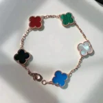 [VCA]CLOVER 5 MOTIFS MULTICOLOR  BRACELET - Image 3