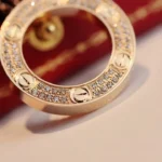 [CA]LOVE NECKLACE ADJUSTABLE ROSE GOLD - Image 9