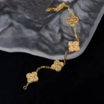 [VCA]CLOVER 5 MOTIFS BRONZING BRACELET - Image 6