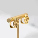 [VCA]CLOVER MEDIUM 1 MOTIFS LASER EARRINGS - Image 2