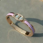 [HM]CLIC CHAINE PINK GOLD BRACELET - Image 2