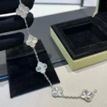 [VCA]CLOVER SILVER 5 MOTIFS BRACELET - Image 2