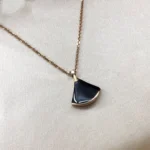 [BV]DREAM NECKLACE ONYX 1 DIAMOND - Image 5