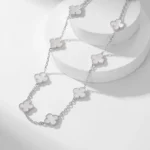 [VCA]CLOVER 10 MOTIFS WHITE MOTHER OF PEARL NECKLACE - Image 14