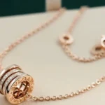 [BV]ZERO 1 PINK GOLD DIAMOND NECKLACE - Image 3